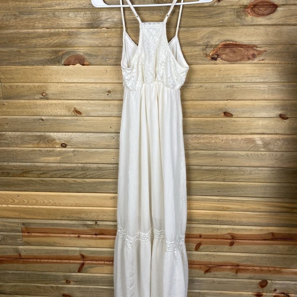 XS- Maxi Mossimo White Lace Dress - Picture 5 of 6